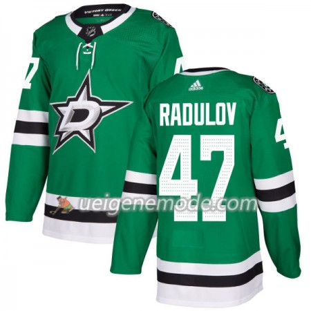 Herren Eishockey Dallas Stars Jacket Trikot Alexander Radulov 47 Adidas 2017-2018 Kelly Grün Authentic
